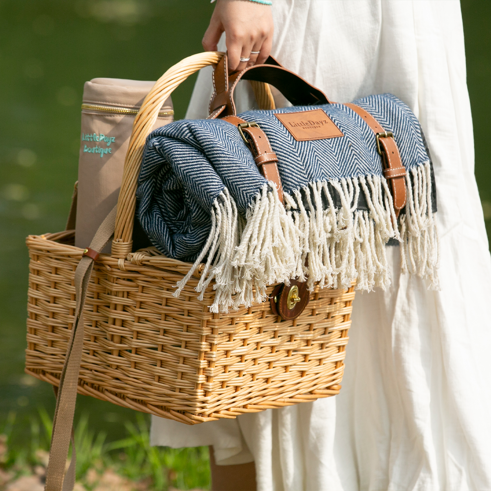Jean Herringbone Picnic Mat