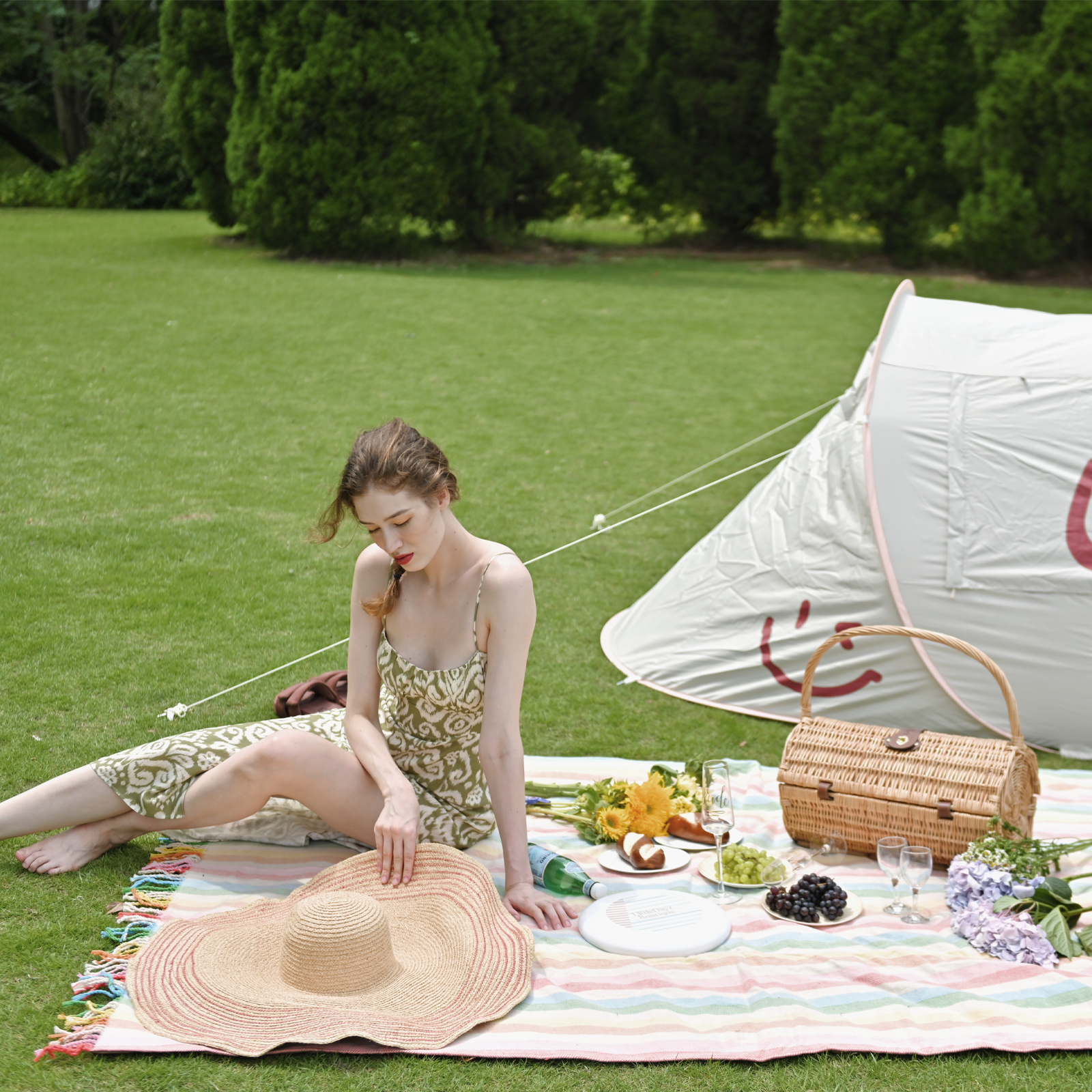 Rainbow Picnic Mat