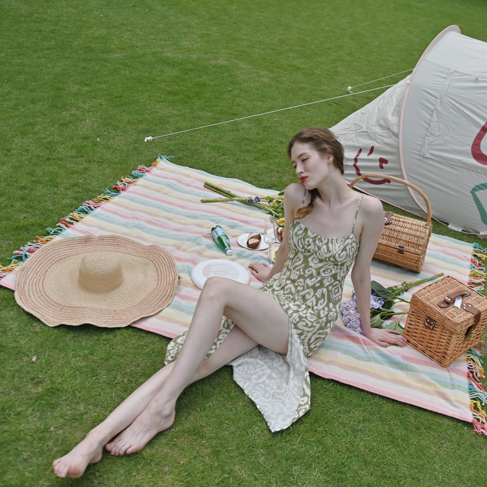 Rainbow Picnic Mat