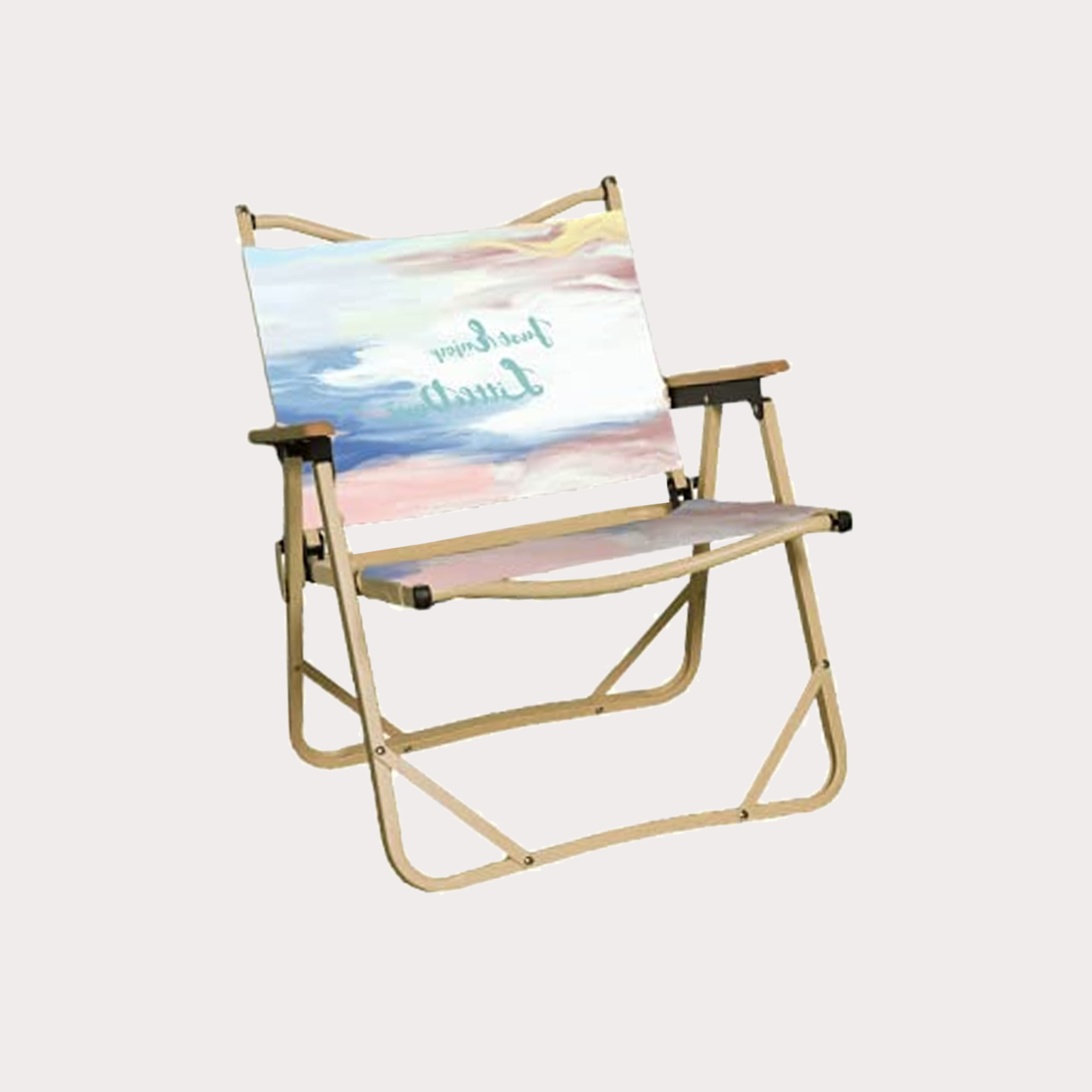 Blue Outdoor Folding Chair